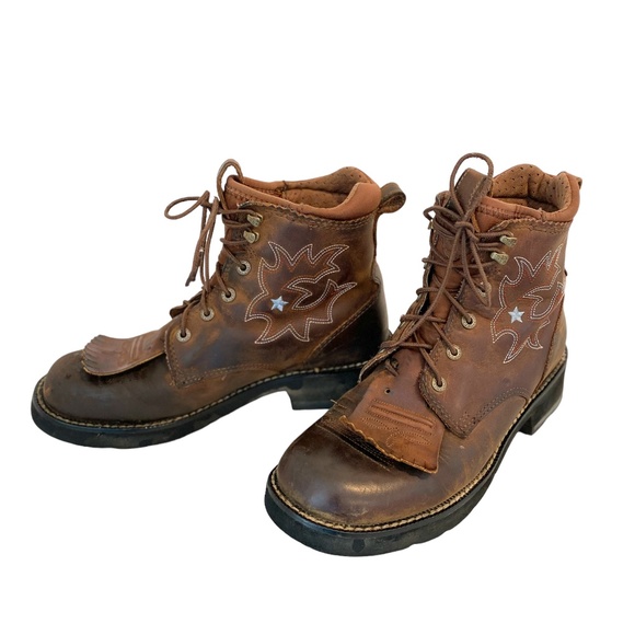 Ariat Probaby Lacer Womens Boot, 8, Driftwood Brown - Picture 2 of 16